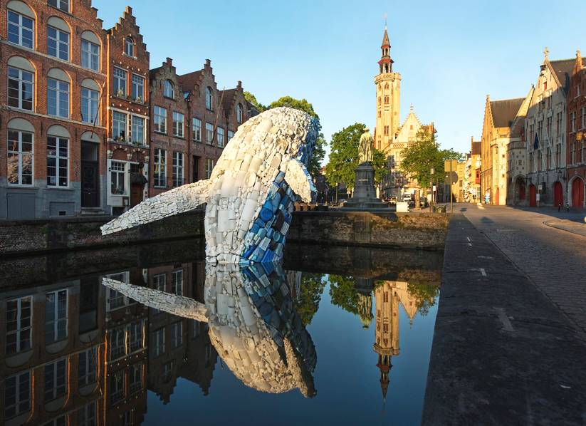 5噸海洋垃圾做成的“鯨魚(yú)”雕塑，環(huán)保與藝術(shù)的完美結(jié)合（組圖）