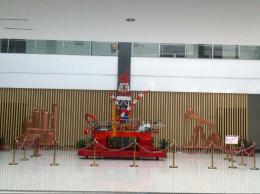 抽油機(jī)及化工廠(chǎng)鍛銅浮雕_濱州宏景雕塑有限公司