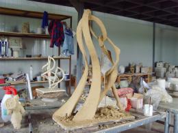 hj1714 不銹鋼雕塑—舞 小稿_青島國際服裝城不銹鋼雕塑、石雕、玻璃鋼雕塑_濱州宏景雕塑有限公司