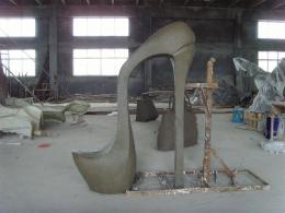 hj1717 玻璃鋼雕塑-美人之座 泥塑_青島國際服裝城不銹鋼雕塑、石雕、玻璃鋼雕塑_濱州宏景雕塑有限公司