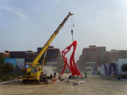 hj1728 不銹鋼雕塑—舞_青島國際服裝城不銹鋼雕塑、石雕、玻璃鋼雕塑_濱州宏景雕塑有限公司