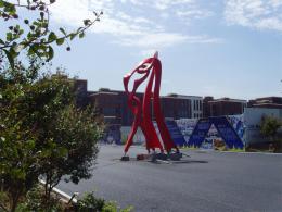 hj1732 不銹鋼雕塑—舞_青島國(guó)際服裝城不銹鋼雕塑、石雕、玻璃鋼雕塑_濱州宏景雕塑有限公司